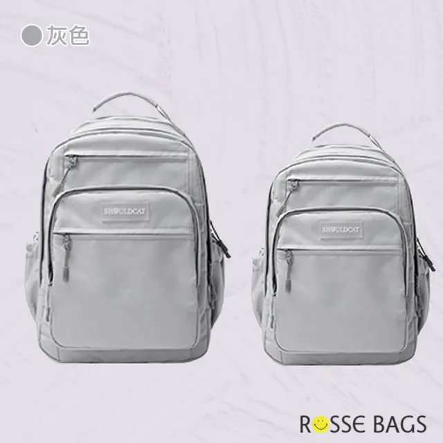 【Rosse Bags】日本糖果色系防潑水雙肩後背包(雙11限定 1111campaign  現+預  黑 / 粉 / 紫 / 灰 / 卡其 /