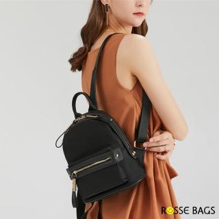 【Rosse Bags】防水旅行輕便牛津布後背包(現+預 黑色)