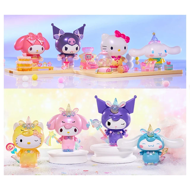 SANRIO 三麗鷗 組裝公仔2入組(糖果工廠+獨角獸系列)