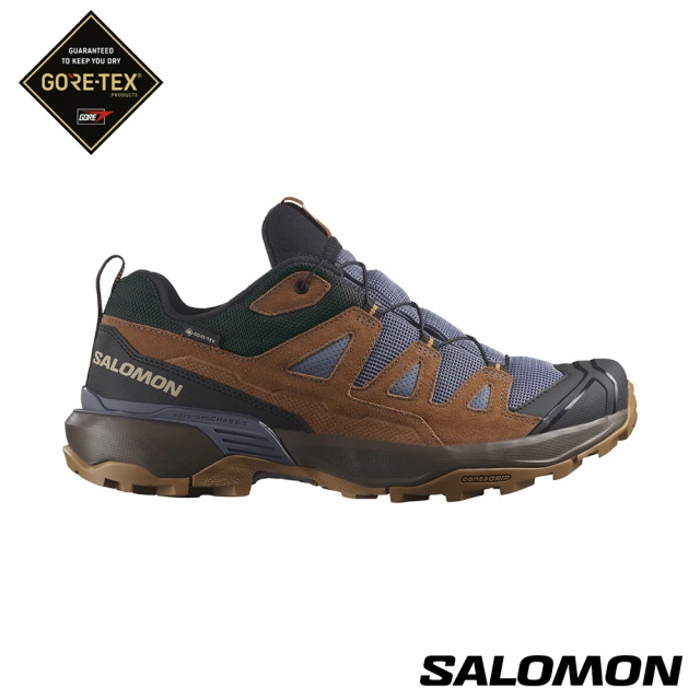 salomon 男 X ULTRA 360 LTR Goretex 低筒登山鞋(灰/褐/棕)