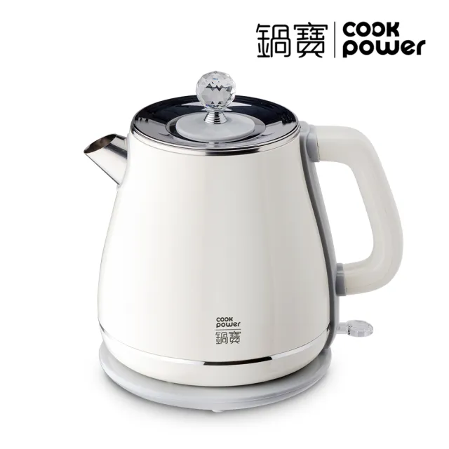 【CookPower 鍋寶】316不鏽鋼雙層防燙快煮壺1.8L-奶油黃(KT-92181YW)