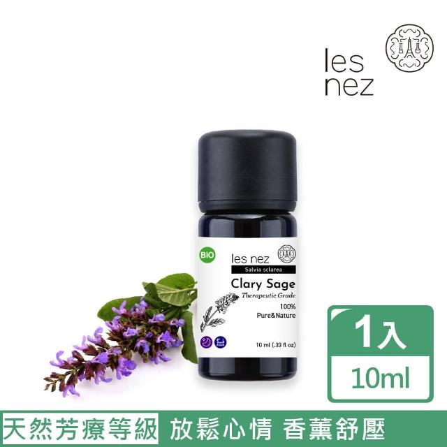 【【Les nez 香鼻子】】100%天然單方快樂鼠尾草精油 10ML(天然芳療等級)