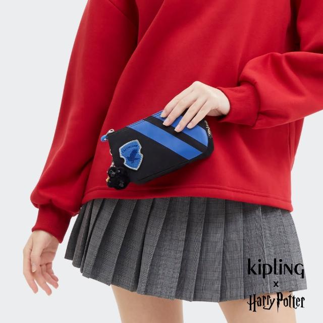 【KIPLING官方旗艦館】Kipling x Harry Potter 雷文克勞學院藍三夾層配件包-CREATIVITY L