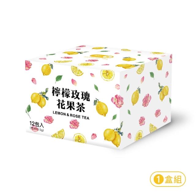 【MORNING TEA】檸檬玫瑰花果茶一組入｜10.5g*12包(玫瑰花茶、果乾茶、元氣茶、枸杞茶、機能茶、補氣茶)