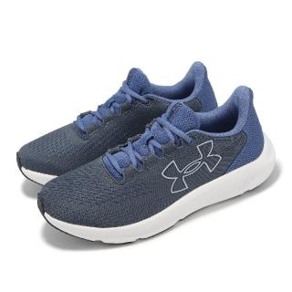 【UNDER ARMOUR】慢跑鞋 Charged Pursuit 3 BL 女鞋 深灰 紫 緩震 運動鞋 UA(3026523107)