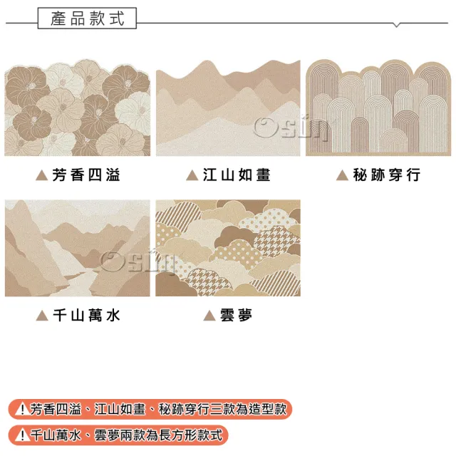 【Osun】80x120cm現代簡約絲圈入戶地墊玄關刮泥防滑地毯耐磨除塵(千山萬水特惠價CE443)