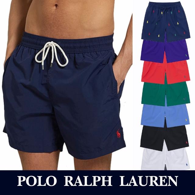 【RALPH LAUREN】RL POLO 經典刺繡小馬海灘短褲 休閒褲-多色組合(平輸品/春夏必備/涼爽舒適)