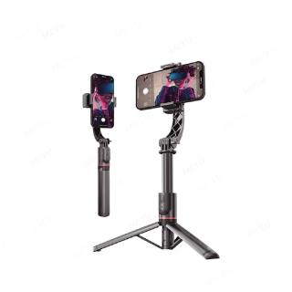 【MEFU】穩拍灰熊棒 藍芽自拍棒 手持穩定器 單軸穩定器 一體式手機架 補光燈自拍棒(CY117-03)