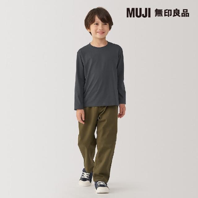 【MUJI 無印良品】兒童圓領長袖T恤(共6色)
