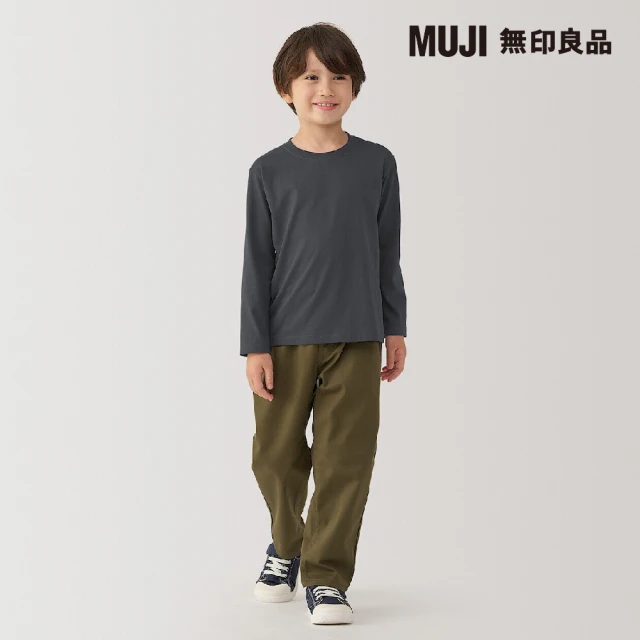 MUJI 無印良品 兒童圓領長袖T恤(共6色)