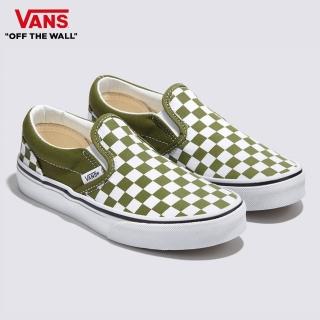 【VANS】Classic Slip-On 中童款草綠色滑板鞋