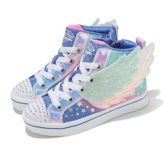 【SKECHERS】燈鞋 S Lights-TWI-Lites 2-Dreamy Wings 中童 閃燈 發光 小朋友(314392-LBLMT)