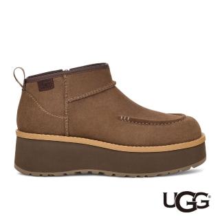 【UGG】女鞋/靴子/真皮雪靴/厚底靴/Cityfunc Ultra Mini(核桃棕-UG1158193HCK)