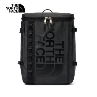 【The North Face 官方旗艦】北面男女款黑色舒適背負大容量後揹包｜3KVR4HF(筆電包/登山包)