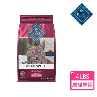 【Blue Buffalo 藍摯】成貓 鮭魚無穀配方4磅(成貓/鮭魚/無穀配方)