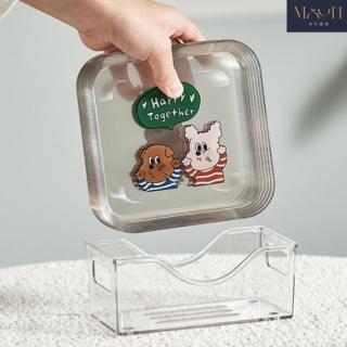 【MOONSTROLL 月行寢居】盤子瀝水盒(瀝水盒 盒子 收納盒 過濾盒 餐盤瀝水盒 小款瀝水盒)