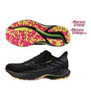 【MIZUNO 美津濃】慢跑鞋 男鞋 運動鞋 緩震 一般型 RIDER 黑 J1GC246301