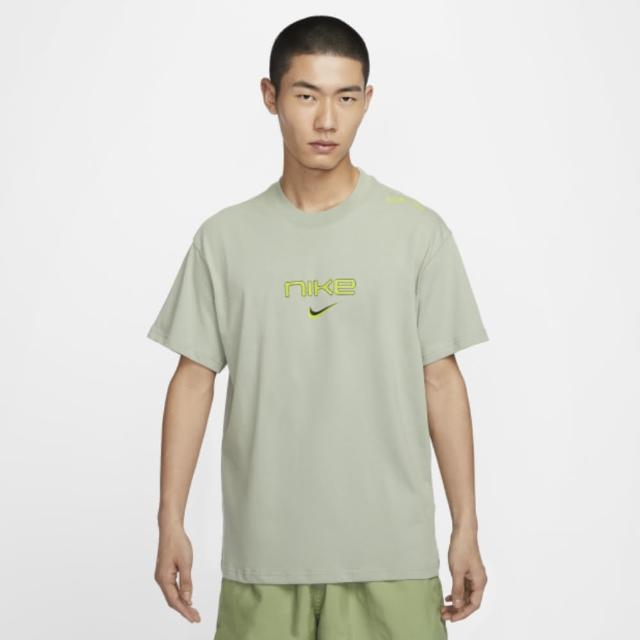 【NIKE 耐吉】短袖上衣 男款 運動 AS M NSW TEE M90 FW MBR CN 綠 FZ5416-370