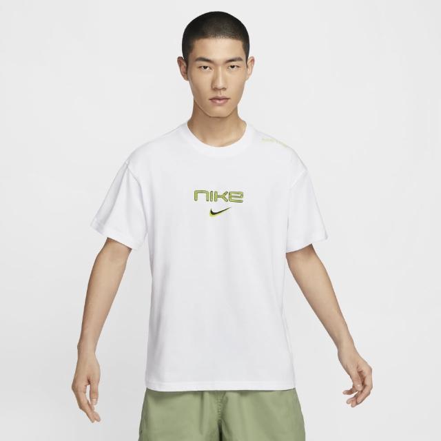 【NIKE 耐吉】短袖上衣 男款 運動 AS M NSW TEE M90 FW MBR CN 白 FZ5416-100