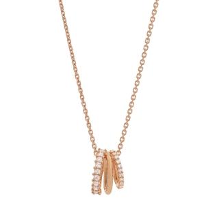 【SWAROVSKI 施華洛世奇】Hyperbola 玫瑰金水晶鏈墜(真 品 平 輸)