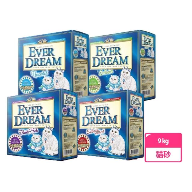 【EVER DREAM】美國藍貓速凝結貓砂 9kg(貓砂、凝結貓砂、多種味道)