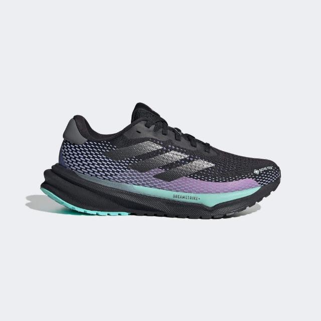 【adidas 愛迪達】SUPERNOVA GORE-TEX 女 慢跑鞋 黑 防水 運動(ID6305 ∞)