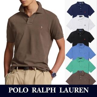 【RALPH LAUREN】RL POLO 經典刺繡小馬透氣短袖POLO衫 上衣-多色組合(PIMA棉/平輸品/)