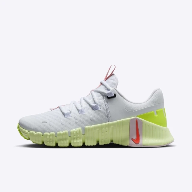 NIKE 耐吉 Free Metcon 5 女 訓練鞋 運動 健身 重訓 襪套 穩定 白黃(DV3950-104)