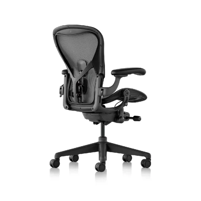 【Herman Miller】Aeron 全功能 - 石墨黑｜B SIZE｜世代家具｜原廠授權代理商(人體工學椅/電腦椅/辦公椅)