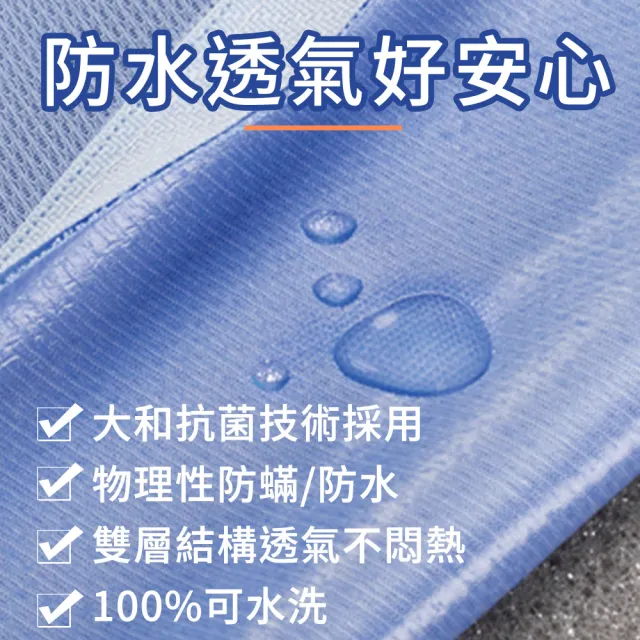 【LooCa】抗菌防蹣防水8cm記憶床墊-單大3.5尺(送記憶枕+美式枕套★限量出清)