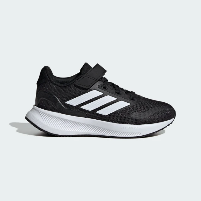 adidas 愛迪達 運動鞋 童鞋 中童 兒童 魔鬼氈 RUNFALCON 5 EL C 黑 IE8574