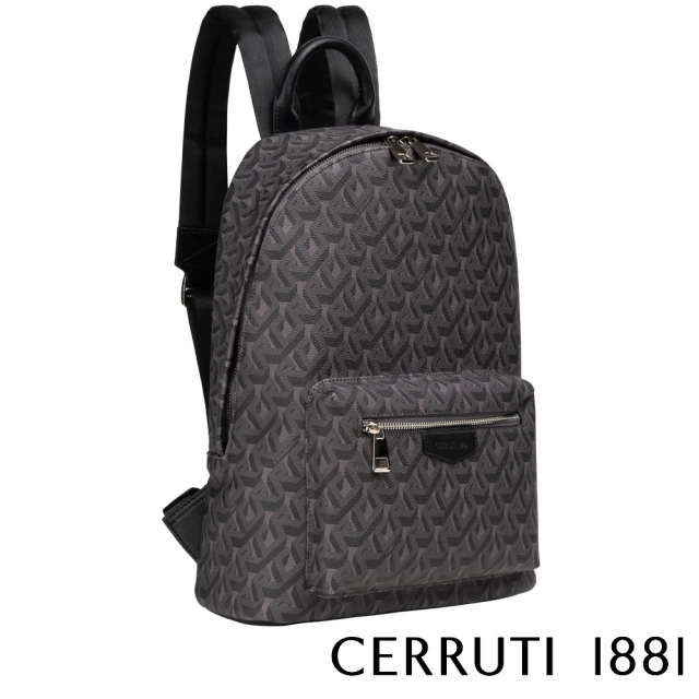 Cerruti 1881 義大利頂級後背包(黑色 CEZA06804P)