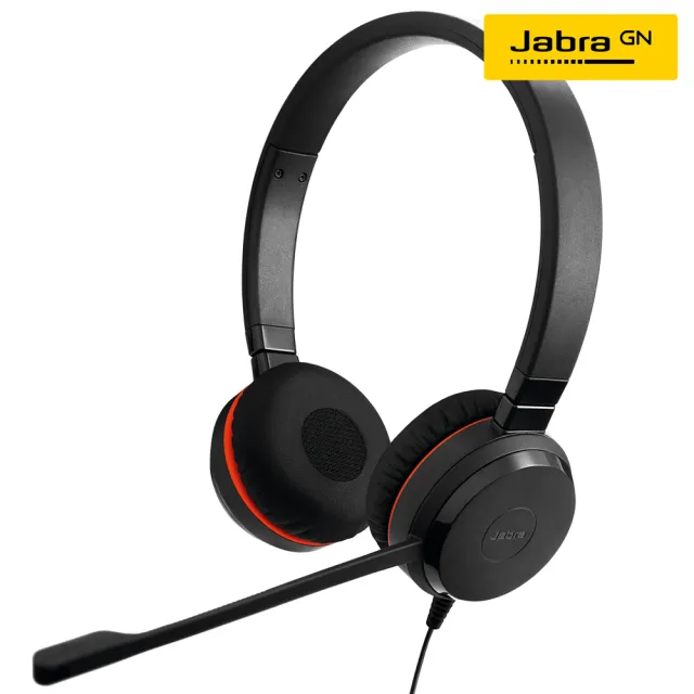 【Jabra】Evolve 30II MS 有線貼耳式商務會議耳機麥克風(頭戴式立體聲遠距教學耳機麥克風)