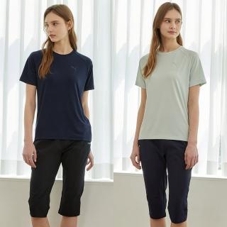 斷碼福利PUMA科技竹節涼七分褲套-女(U)