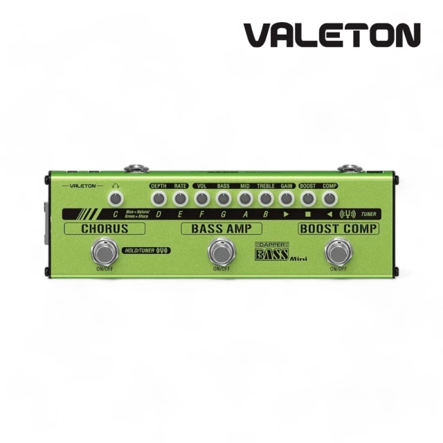 VALETON 打造完美音色 BASS綜合效果器／DAPPER BASS MINI MES-2(MES2 綜效 單顆效果器 Chorus 貝斯)