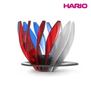 【HARIO】V60 睡蓮濾杯 - 黑白/白藍紅 限定色(手沖/SUIREN/V型/樹脂/錐形/花瓣濾杯/露營/收納/底座分離)