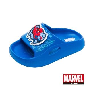【Marvel 漫威】童鞋 蜘蛛人 輕量EVA拖鞋/兩用 輕量 好穿脫 臺灣製 藍(MNKS45026)