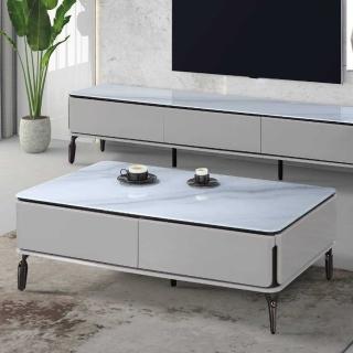 【AS 雅司設計】鹿山4.3尺玻璃大茶几-130×70×46cm