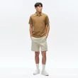 【NAUTICA】男裝 涼感抗菌素色短袖POLO衫(卡其色)