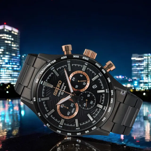 【SEIKO 精工】CS系列 競速賽車計時腕錶-43mm_SK040(SSB475P1/8T63-00Y0U)