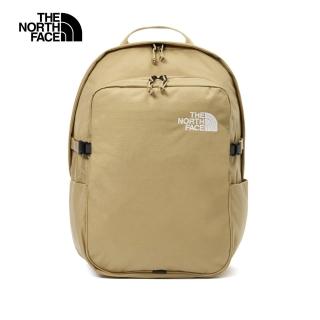 【The North Face 官方旗艦】北面男女款卡其色舒適背負大容量休閒後揹包｜8B1ZLK5