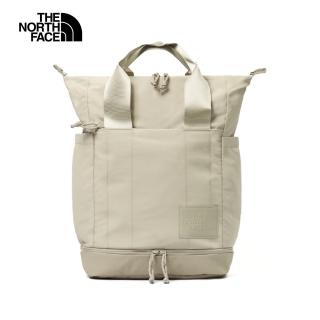 【The North Face 官方旗艦】北面女款棕色復古紋理休閒後揹包｜81DW1I4(筆電包/登山包)