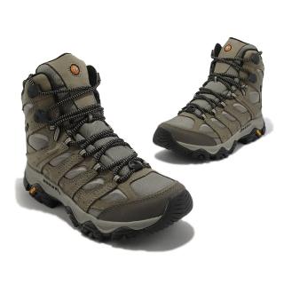 【MERRELL】Moab apex mid waterproof 健行 女中筒登山鞋 卡其色(ML037222)