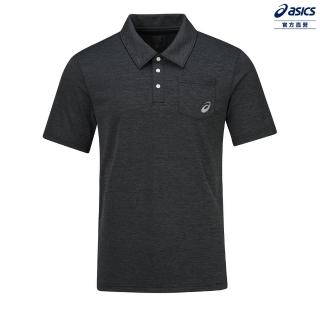 【asics 亞瑟士】POLO衫 男女中性款 亞洲版 訓練上衣(2033B900-001)