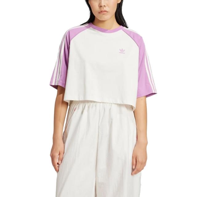 【adidas 愛迪達】圓領短袖T恤 SST TEE 女 - IZ2827