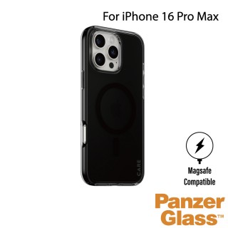 【PanzerGlass】iPhone 16 Pro Max 6.9吋 Flagship 磁吸透明防摔殼(煙燻黑)