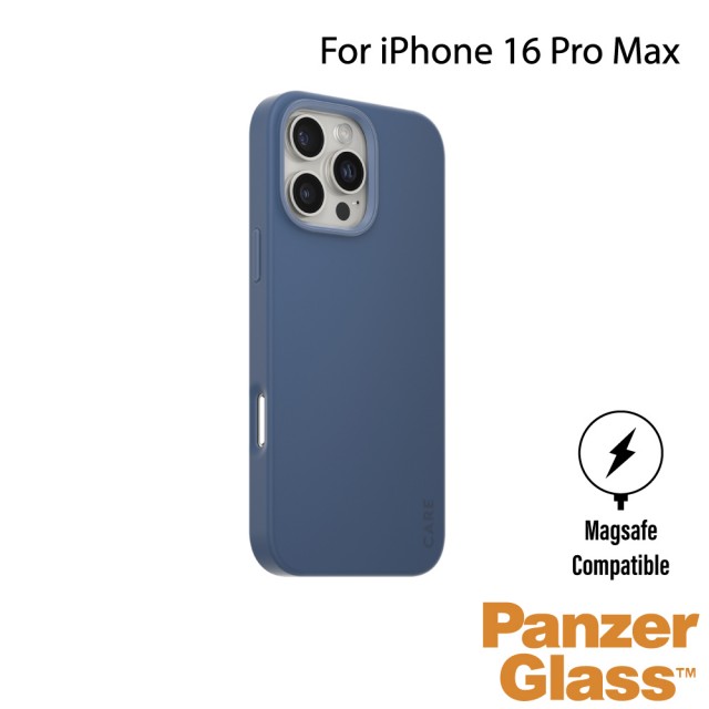 【PanzerGlass】iPhone 16 Pro Max 6.9吋 Fashion 磁吸防摔殼(藍)