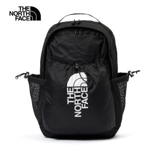 【The North Face 官方旗艦】北面男女款黑色DWR防潑水便捷舒適休閒後揹包｜52TB4HF