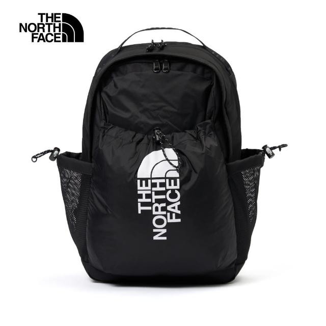 【The North Face 官方旗艦】北面男女款黑色DWR防潑水便捷舒適休閒後背包｜52TB4HF