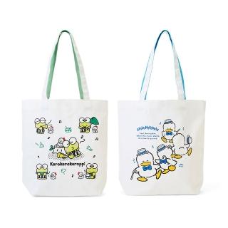 【SANRIO 三麗鷗】歡樂歌唱系列 棉質手提袋 托特包